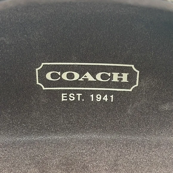 COACH Sunglasses Case + Cleaning Cloth in Signature C Print (no sunglasses) EUC - Picture 3 of 7